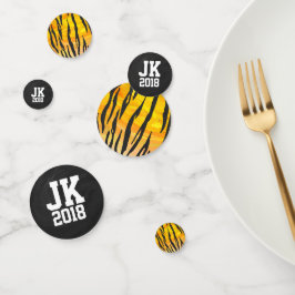 Confeti 11 de los 12 puntos de tigre personalizados