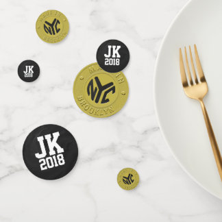 Confeti 11 de los 12 puntos simbólicos personalizados de B