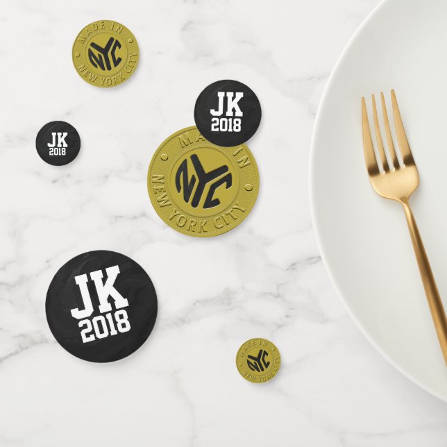 Confeti 11 de los 12 puntos simbólicos personalizados de N (Grupo)