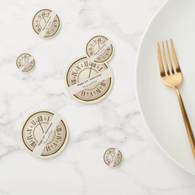 Confeti 31.º aniversario Boda editable (Grupo)