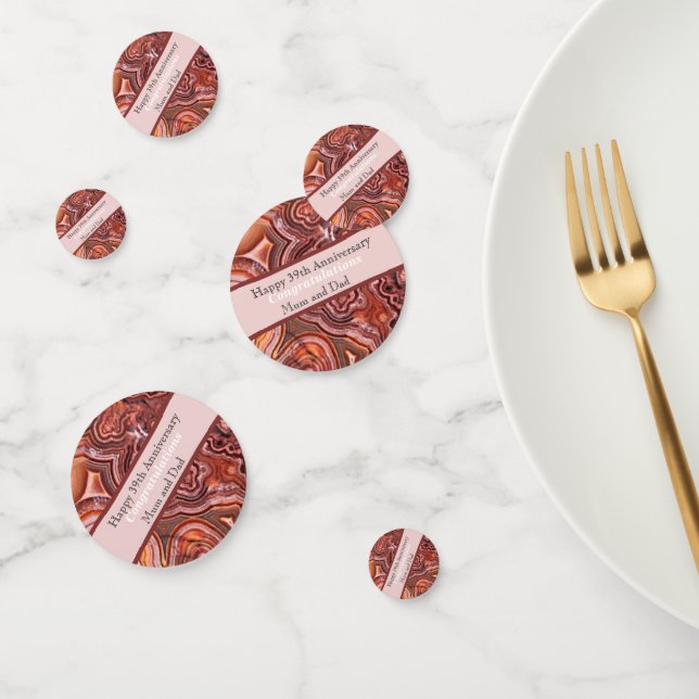 Confeti 39.º Aniversario Boda (Grupo)