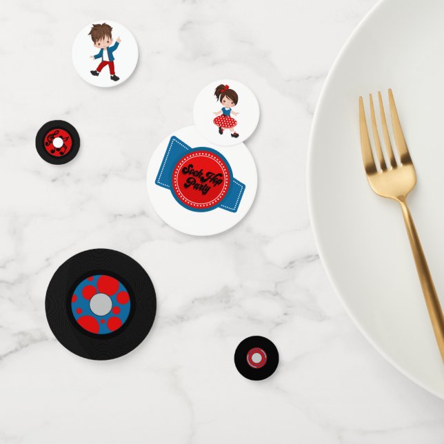 Confeti 4.º Fiesta de Sock Hop (Grupo)