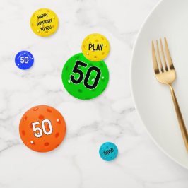 Confeti 50.ª Bolas de Cumpleaños