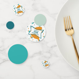 Confeti 50.ª Fiesta de Cumpleaños Retro Mid Century Cualqu