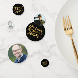 Confeti 50.ª foto de cumpleaños | 50 AÑOS DE REALIZACIÓN