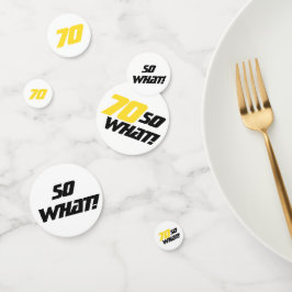 Confeti 70 Así que qué gracioso cita 70 cumpleaños