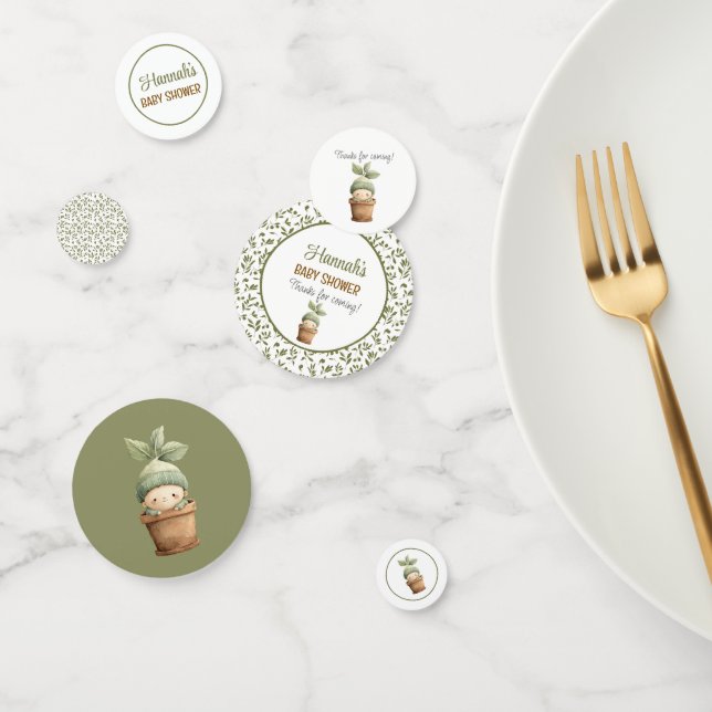 Confeti A Little Sprout on the Way Table (Grupo)