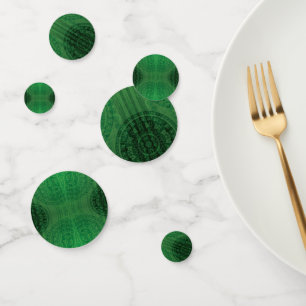 Confeti Aceptación   Medallones de Meditación Verde