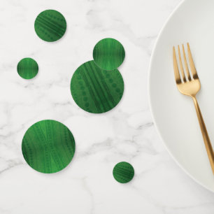 Confeti Aceptación   Patrón de boho ecléctico verde