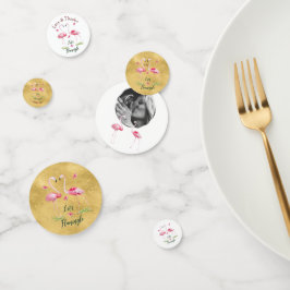 Confeti Acontecimientos Boda Cumpleaños Floral Luau Flamin