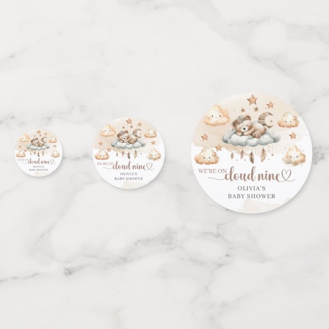 Confeti Acuarela: estamos en el oso de marfil de nueve cop (Anversos)