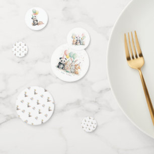 Confeti Adorable Panda Birthday Party Paper Plate