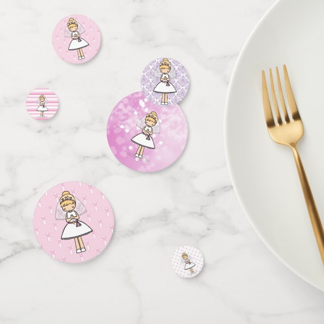 Confeti Adorable Primera Santa Comunión Niña (Grupo)