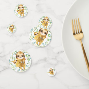 Confeti Adorable Sloth Baby Shower