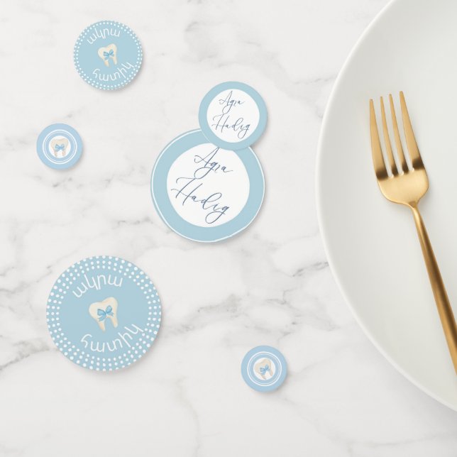 Confeti Agra Hadig-First Tooth Blue (Grupo)