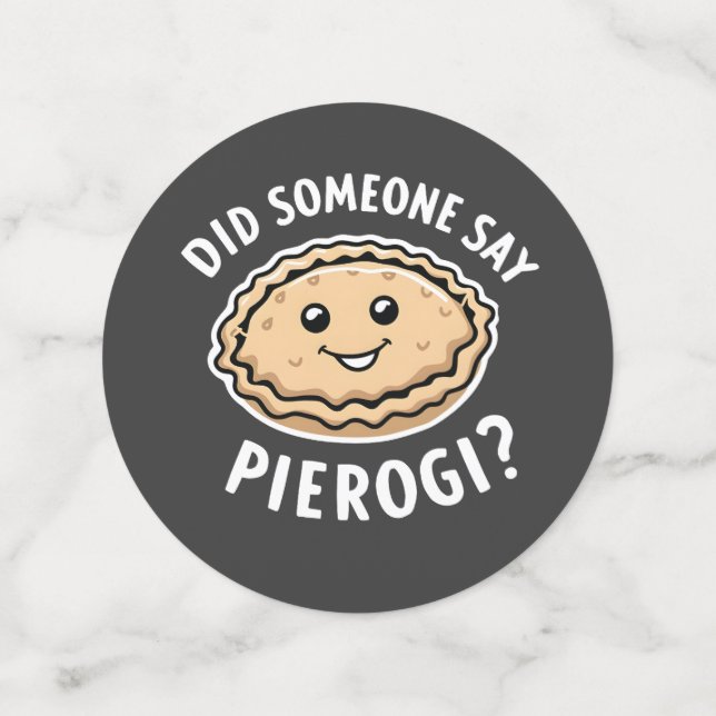 Confeti ¿Alguien dijo Pierogi Polaco Disch? (Anverso mediano)