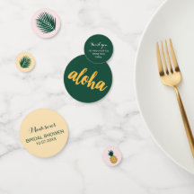 Aloha Bridal Shower Table