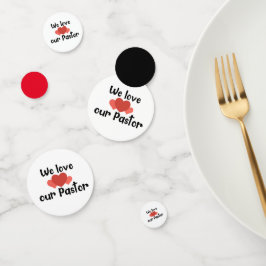 Confeti Amamos A Nuestro Pastor