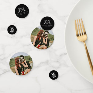 Confeti Amantes hasta la muerte Esqueletos y Rosas Bodas