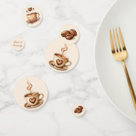 Confeti Amor Rústico: Desayuno para la Novia con Café