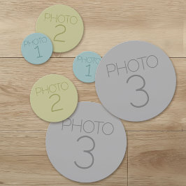 Confeti Añadir 3 fotos y crear las propias
