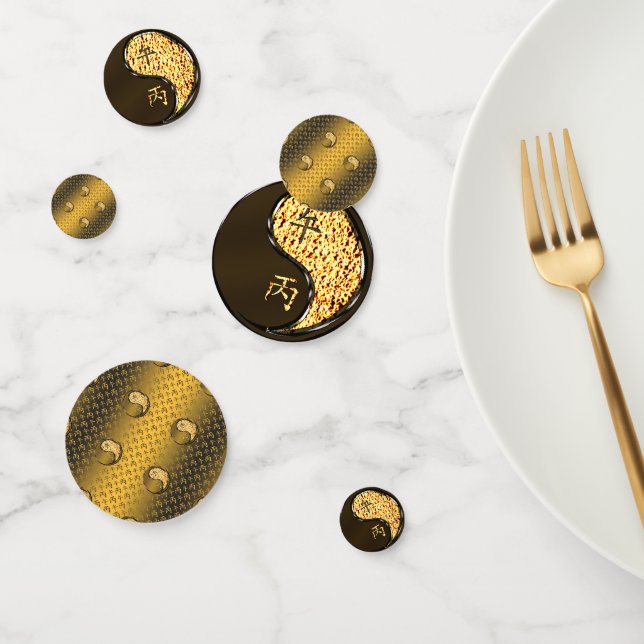 Confeti Año del caballo de bomberos (Grupo)