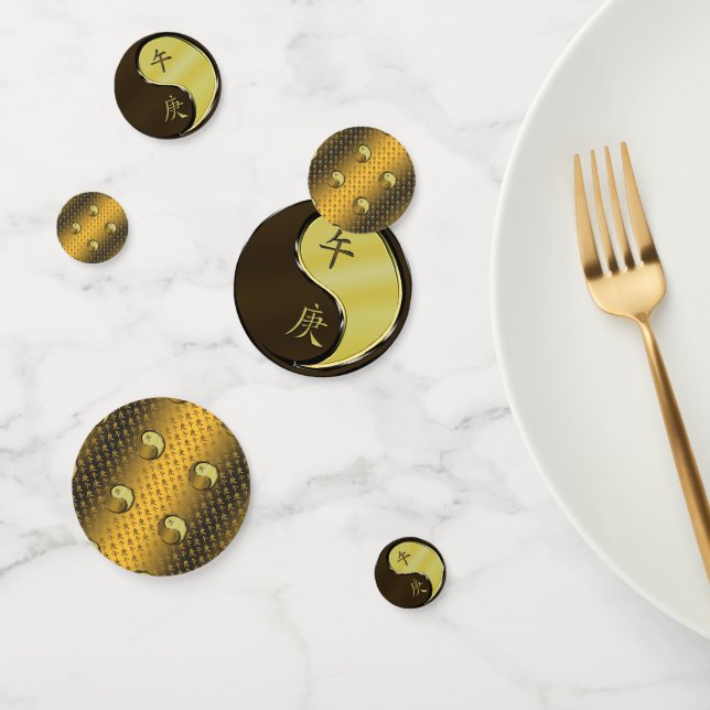 Confeti Año del caballo Metalizado (Grupo)