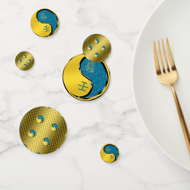 Confeti Año del dragón del agua (Grupo)