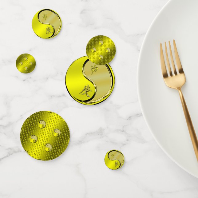 Confeti Año del mono Metalizado (Grupo)