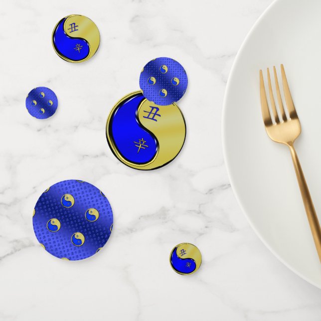 Confeti Año del ox Metalizado (Grupo)