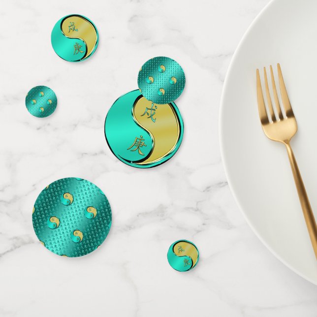 Confeti Año del perro Metalizado (Grupo)