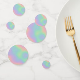 Confeti Arcoiris holográfico irlandés moderno