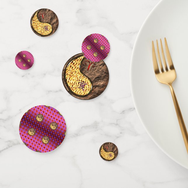 Confeti Aries y Earth Boar (Grupo)