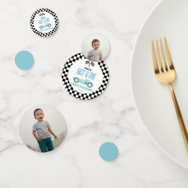 Confeti Auto de carreras rápido y cinco azul 5ª fiesta de 