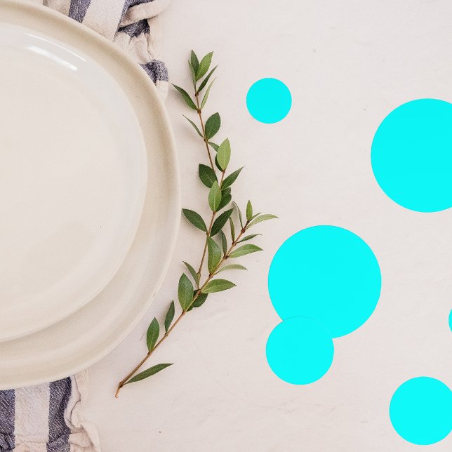 Confeti Azul Neon Sólido | Clásico (Subido por el creador)