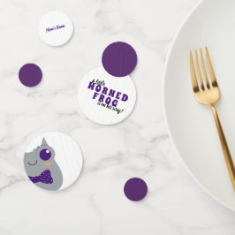 Confeti Baby Boy Horned Frog Purple Baby Shower