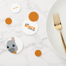 Confeti Baby Boy Naranja Donkey Baby Shower