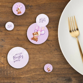 Confeti Baby Shower de espera de cola de agua