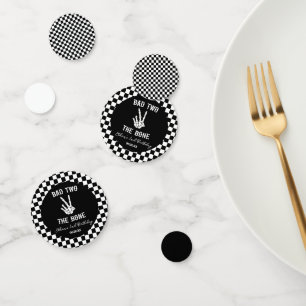 Confeti Bad Two The Bone Skeleton Segundo Fiesta de Cumple