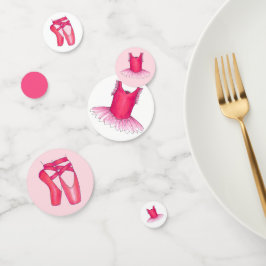 Confeti Ballet Ballerina Pointe Shoes Fiesta de Cumpleaños