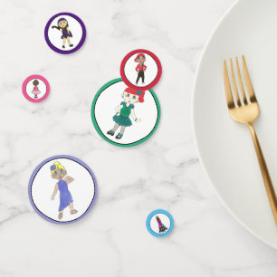 Confeti Ballet Tap Jazz Acro Lyrical Dancer Fiesta de cump