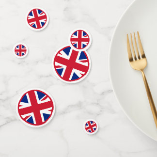 Confeti Bandera británica patriótica Union Jack