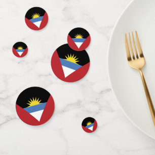 Confeti Bandera de Antigua y Barbuda