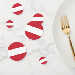 Confeti Bandera de Austria