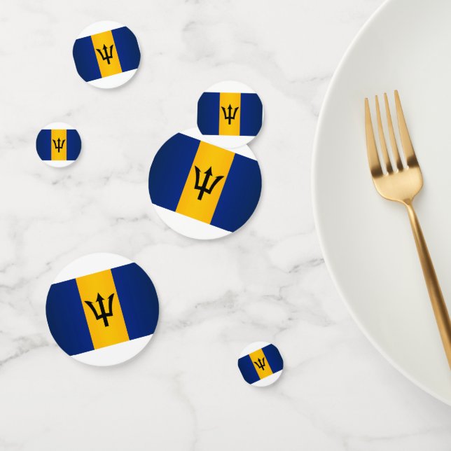 Confeti Bandera de Barbados (Grupo)