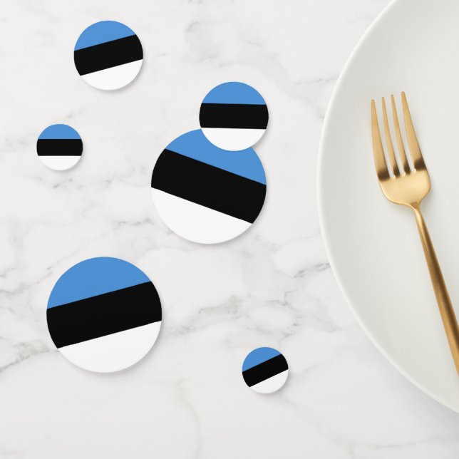 Confeti Bandera de Estonia (Grupo)