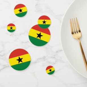 Confeti Bandera de Ghana
