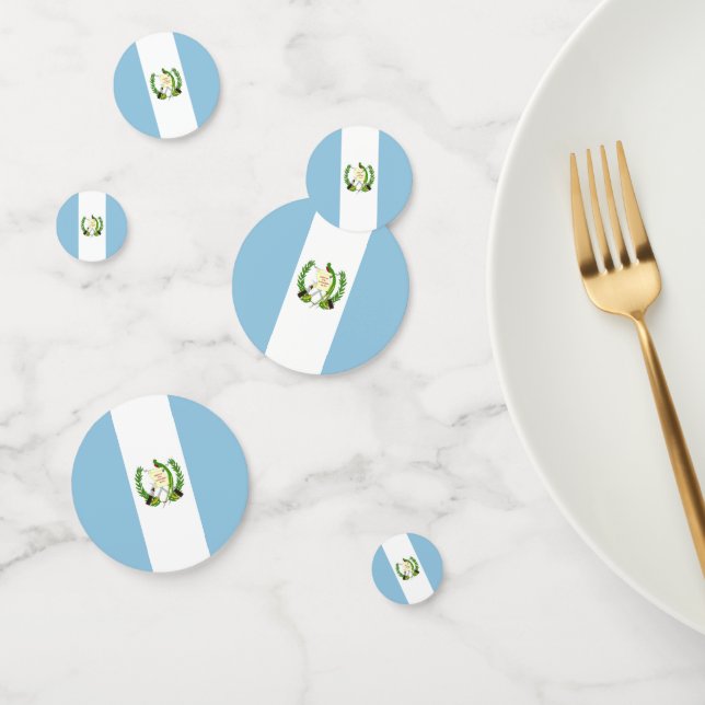 Confeti Bandera de Guatemala (Grupo)