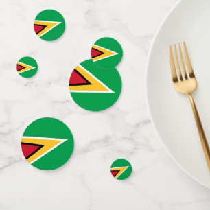 Confeti Bandera de Guyana