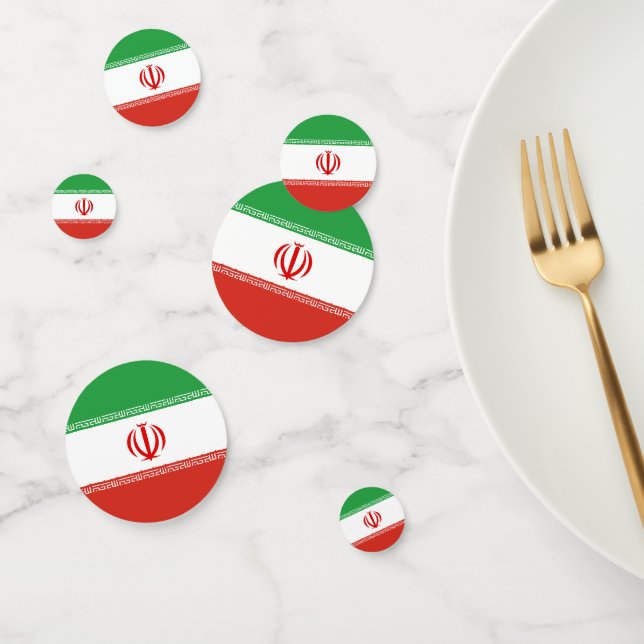 Confeti Bandera de Irán (Grupo)